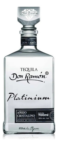 Tequila Don Ramón Añejo Cristalino Platinium 700ml