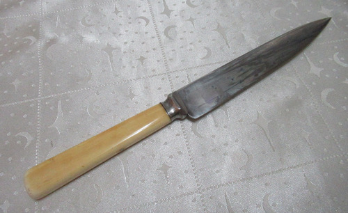 Antiguo Cuchillo J Russell &co Green River Works Vaina 15720 Marfil (Usado)