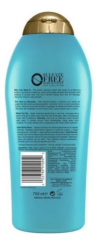 Shampoo Nutritivo Ogx Renewing Argan Oil Of Morocco 750ml