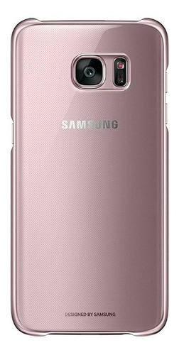 Case Samsung Clear Cover Para Galaxy S7 Edge Rose