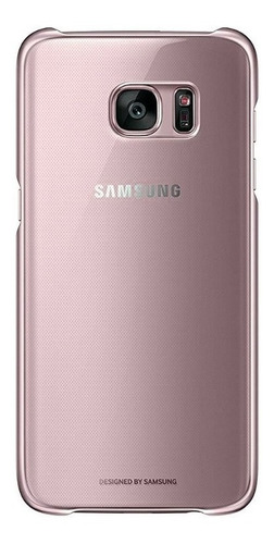 Case Samsung Clear Cover Para Galaxy S7 Edge  Rose