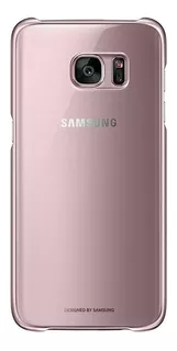 Case Samsung Clear Cover Para Galaxy S7 Edge Rose