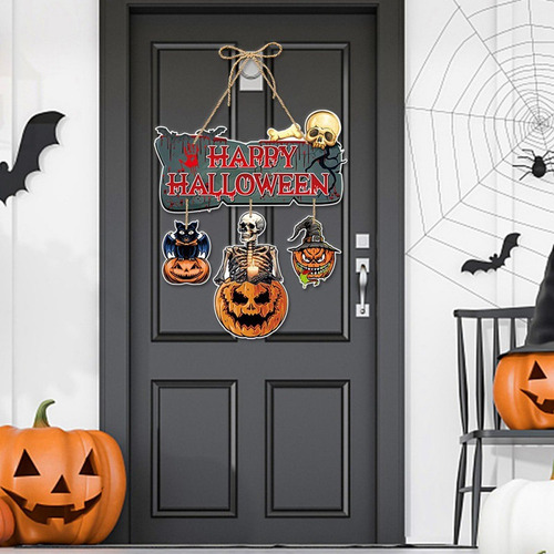 2x Enfeites De Papel De Halloween Para Pendurar Decorações