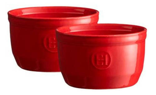 Conjunto 2 Ramenkins 10,5x6cm Vermelho Emile Henry