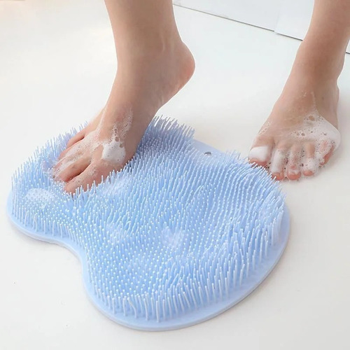 Silicona Masajeador De Baño Con Ventosa Para Pies Y Espalda