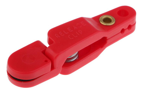 Clips De Liberación A Presión De 2 Piezas Rojo Amarillo