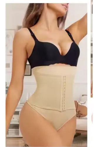 Faja Bombacha Colaless Reductora Abdominal Y Moldeadora Beige M