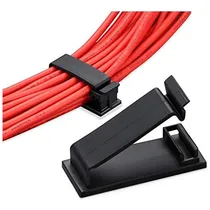 Comprar Paquete De 50 Clips De Gestión De Cables Autoadhesivos...