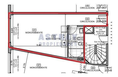 Imagen 6 de 6 de Apartamento En Venta - Monoambiente En Pocitos (ref: Ast-2396)