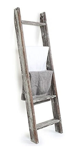 Estantería Escalera Xa Mantas/ Madera C: Gris A136,90xan46cm