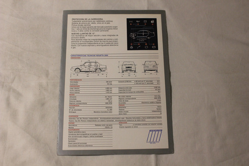 Fiat Regatta 2000 Catalogo De Venta (Usado)