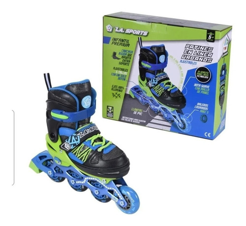 Patines En Linea Para Niños Ajustable La Sports8