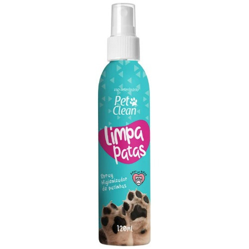 Higienizador Limpa Patas Pet Clean Para Cães E Gatos 120 Ml