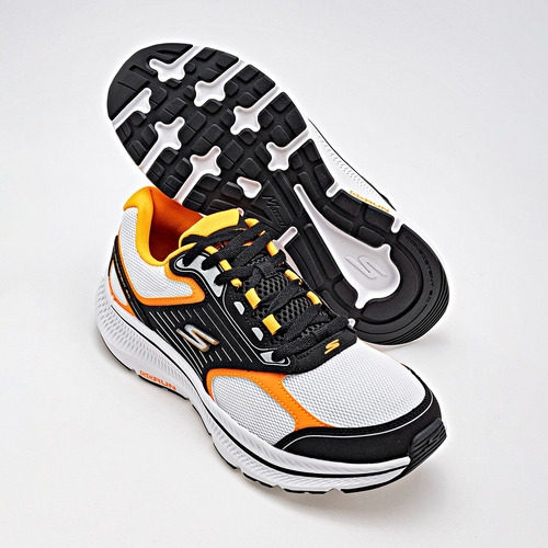 Tenis Skechers Go Run Consistent 220866xwor 26/30 Bco Naranj