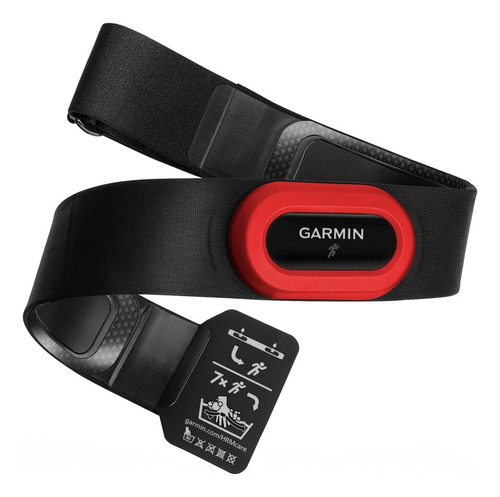 Correa para monitor cardíaco Garmin HRM4-Run 010-10997-12, color rojo negro