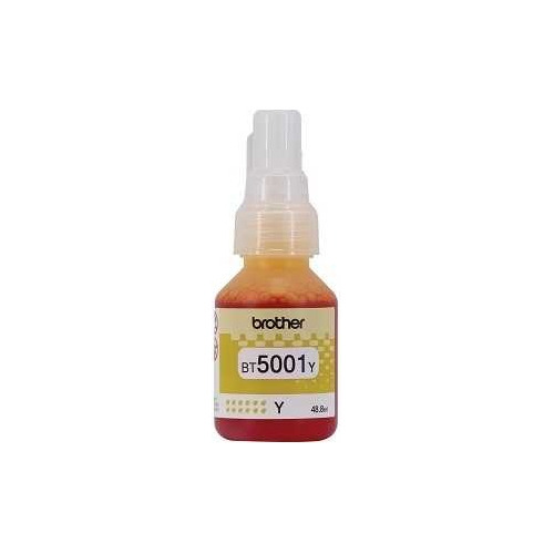 Botella De Tinta Amarilla Brother Bt5001y