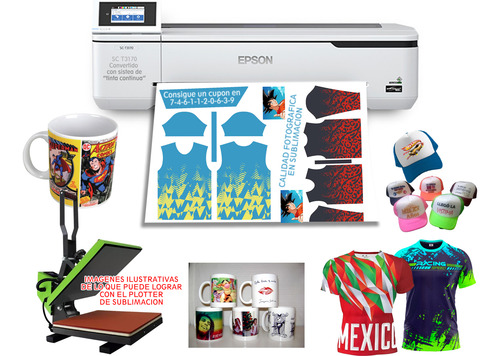 Plotter Epson T-3170 Sistema De Tinta Continua Sublimación (Reacondicionado)