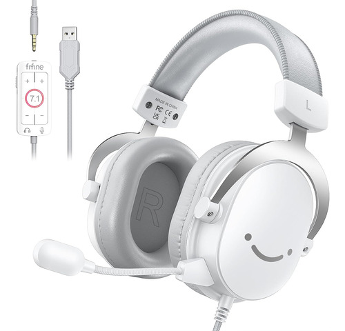 Auriculares Usb Para Juegos Fifine Para Pc Con Conector De A