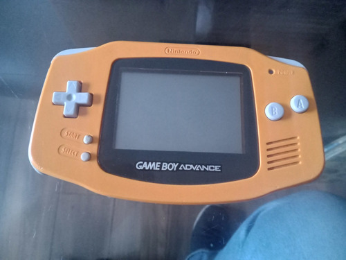 Nintendo Game Boy Advance Color Naranja Con Tapa De Pilas.