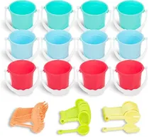 Comprar Set De 12 Cubos Y Palas Para Arena De Playa