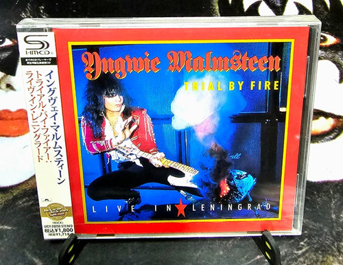 Cd Ingwie Malmsteen Trial By Fire Live Japón Shm Nvo Sellado