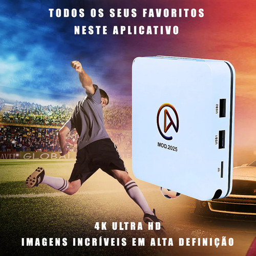 Uni-v10 Dispositivo De Entretenimento Tv Multimídia Smart Preto Padrão