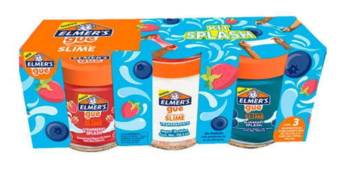 Set 3 Slime Splash Elmers Gue 236 Ml