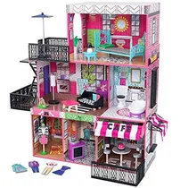 Comprar Casa De Muñecas De Madera Tipo Loft De Kidkraft Brooklyn Co Color Multi