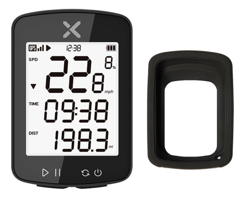 Computadora De Bicicleta Xoss G Gen2 Gps Bluetooth Negra Negro