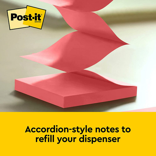 Notas Adhesivas Post-it, Desplegables, 7,6x7,6 Cm, 500 Mm...