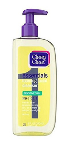 Limpiador Facial Espumoso Clean & Clear Essentials Para Piel