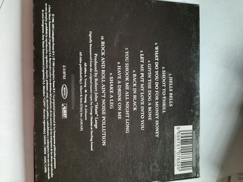 Ac-cd - Back In Black - Cd