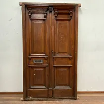 Comprar Puerta De Entrada Doble Hoja Estilo Colonial - Cod: 6353