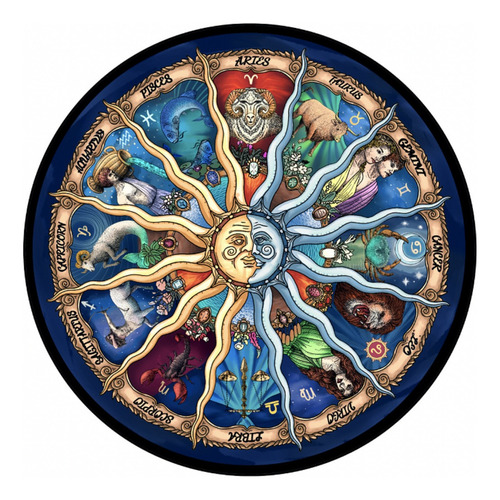 Imagen 1 de 5 de Rompecabezas Mandala Zodiaco, 500 Piezas