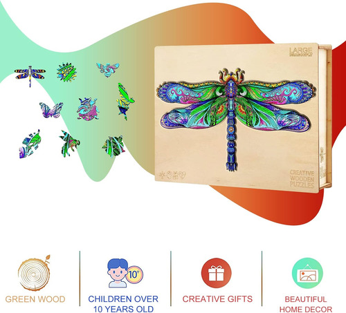 Kaayee Wooden Jigsaw Puzzles-wooden Wooden Shape Unique, Dra