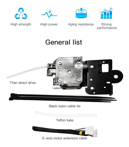 Kit Extrusor E3d Titán Motor Incl. Impresora 3d Ender-3 V2