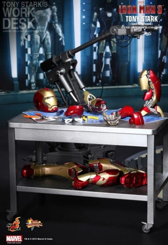 Hot Toys Iron Man 3 Tony Stark Armor Testing Workshop Mms191