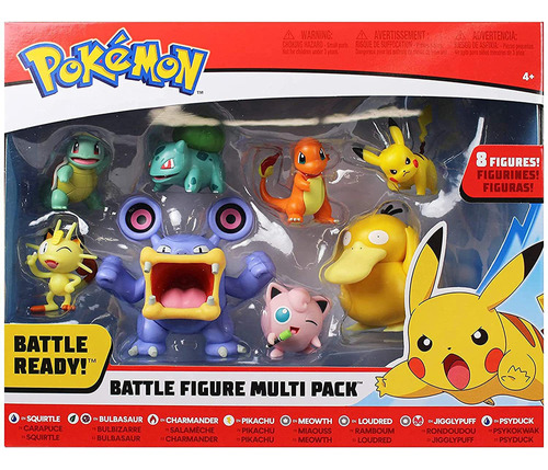 8 Figuras De Anime De Pokémon Toys, Figura De Acción De Pika