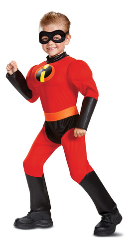 Disfrazado Disney Pixar Dash Incredibles 2 Muscle Para Niños