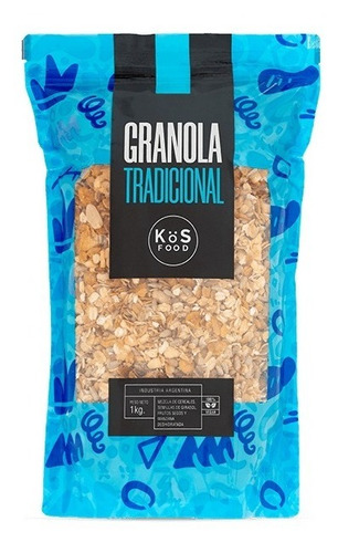 Granola Kos Food Tradicional 1kg Almendras Manzana - Dw