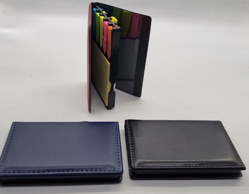 Imagen 4 de 8 de Set Notas Adhesivas Con Estuche X100 Hojas X 17 Set