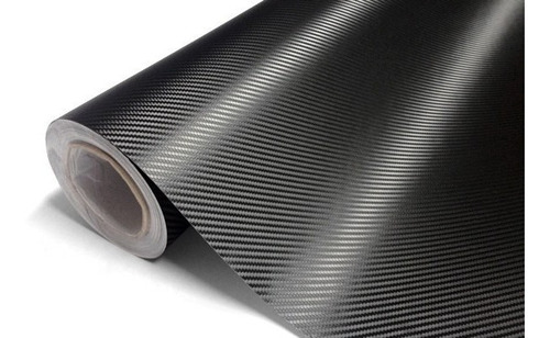 Imagen 1 de 10 de Vinil Fibra De Carbono Autoadherible Para Autos, Motos