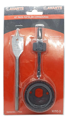 Kit Básico Para Instalar Cerraduras De 3 Pzs Avante Kitc-3