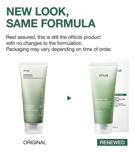- Espuma Limpiadora Profunda Anua Heartleaf Quercetinol Pore