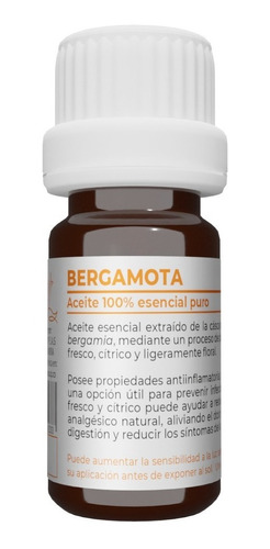 Aceite Esencial De Bergamota - mL a $2900