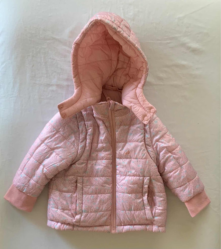 Babycottons. Campera Puffer Reversible. Talle 2 #dan4