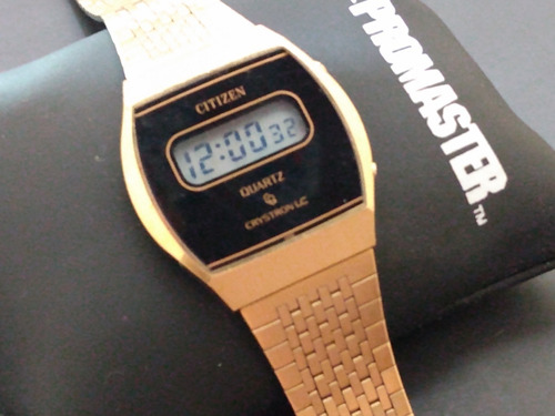 Citizen Crystron Lc Digital Antigo - Muito Novo