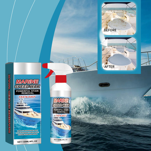 Spray De Limpeza De 120 Ml De Cera De Espuma Marinha Marine