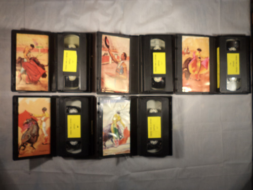 5 Películas Colección Toreros Para La Historia. Vhs (Usado)