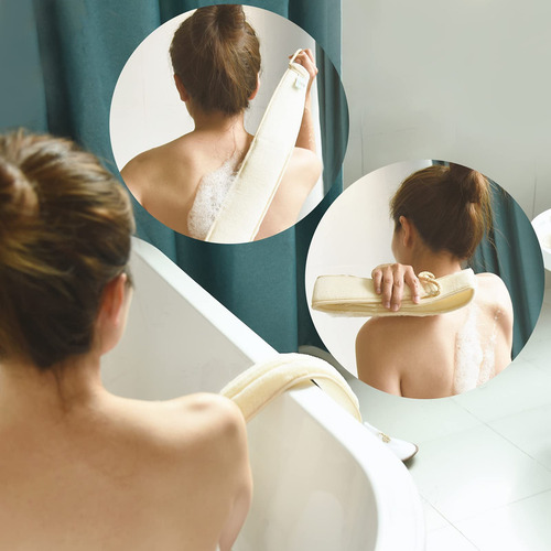 Aimisin Juego De Baño De Loofah, Guante De Lufa, Exfoliante